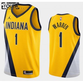 Dres Indiana Pacers T.J. Warren 1 2020-21 Jordan Brand Statement Edition Swingman - Dječji